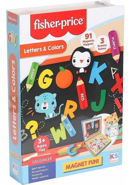 Fp 13410 Fisher Price Baby Puzzle Letters Colors -Ks Puzzle