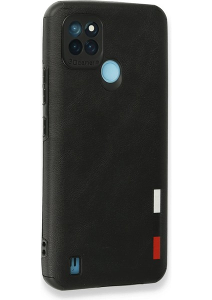 Realme C25Y Kılıf Loop Deri Silikon - Siyah Ferrg modelleri