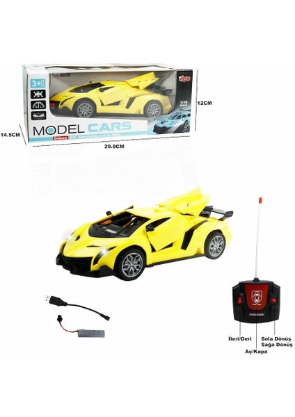 XFG-789-104C Kumandalı Şarjlı 1:18 Kapı ve Bagaj -Vardem
