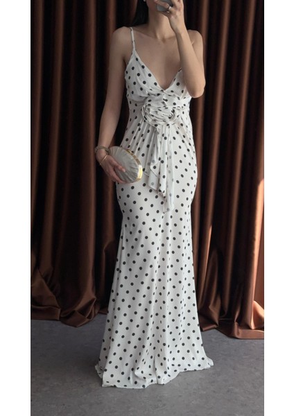 Güllü Puantiyeli Elbise modelleri