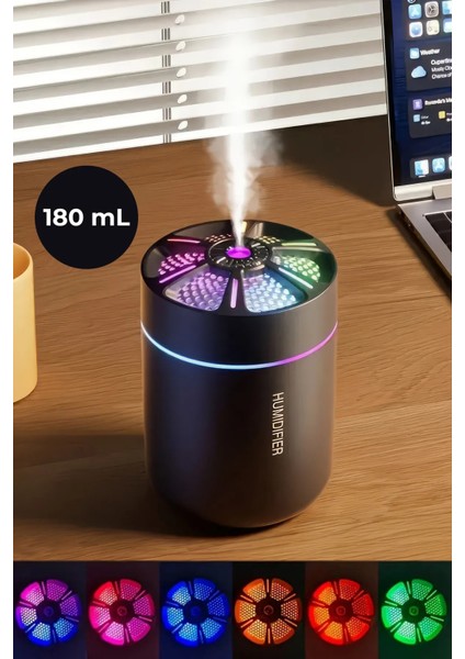 Hava Nemlendirici Buhar Makinesi 6 Modlu Işıklı Buhar Makinesi