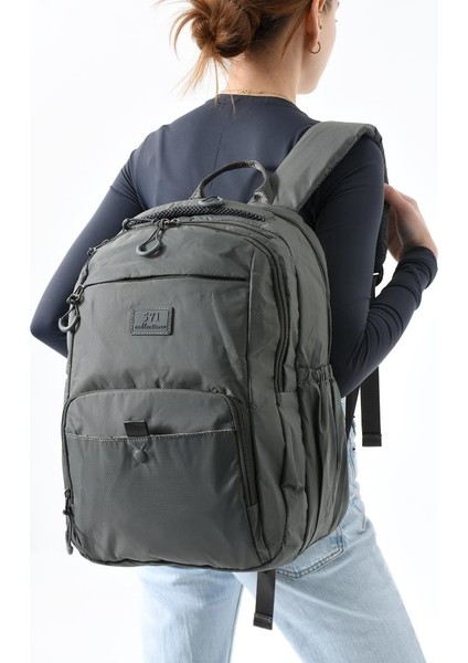 Unisex Sırt Çantası Paraşüt Kumaş Hafif Çok Cepli Yağmur Itici Kumaş 42*28 cm 571 Collection