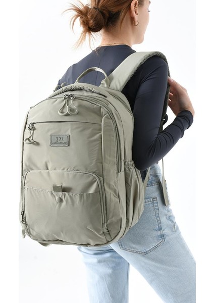 Unisex Sırt Çantası Paraşüt Kumaş Hafif Çok Cepli Yağmur Itici Kumaş 42*28 cm 571 Collection