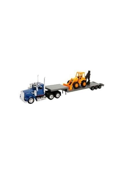 1:43 Taşıyıcı Tır ve Dozer Kenworth W900 Ank
