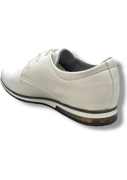 Erkek Günlük Kullanım Klasik Ayakkabı Beyaz Sneaker
