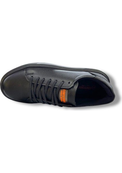 Royal Günlük Kullanım Siyah Cilt Sneaker Erkek Ayakkabı