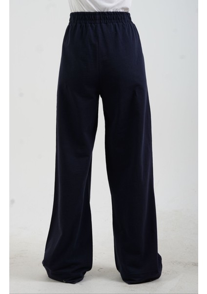 Lacivert Premium Pike Bol Paça Pantolon indirimleri