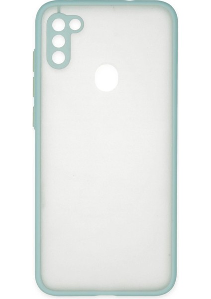 Samsung Galaxy A11 Kılıf Montreal Silikon Kapak - Turkuaz Ferrg