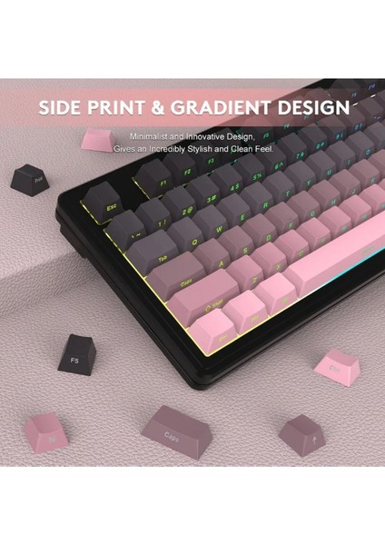 M87 White Switch Mekanik Rgb Rapid Trigger E-Sports Profesyonel Gaming Oyuncu Klavye Attack Shark
