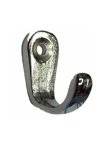 Tekli Anahtar Bijuteri Vitrin Dekor Askısı - Nikel 10 x 18 x 22 mm - MCT8795-7411
