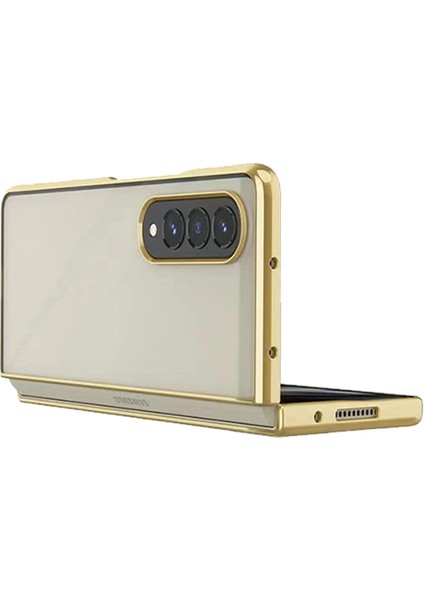 Samsung Galaxy Z Fold 3 Kılıf Fold Element Kapak - Gold Ferrg