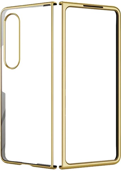 Samsung Galaxy Z Fold 3 Kılıf Fold Element Kapak - Gold Ferrg