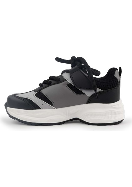 Cool Birian Bağcık Görünümlü Cırt Cırtlı Sneaker Ortopedik Çocuk Spor Ayakkabı