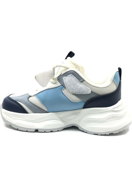 Cool Birian Bağcık Görünümlü Cırt Cırtlı Sneaker Ortopedik Çocuk Spor Ayakkabı