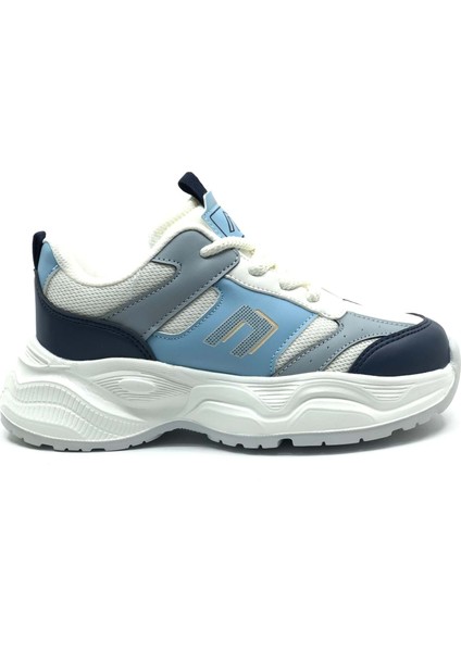 Cool Birian Bağcık Görünümlü Cırt Cırtlı Sneaker Ortopedik Çocuk Spor Ayakkabı