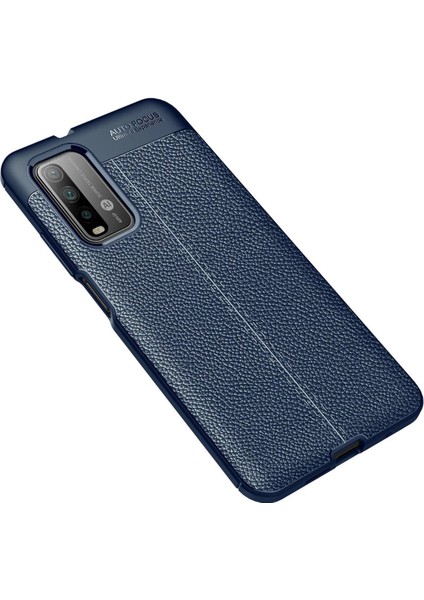 Xiaomi Redmi 9t Kılıf Auto Focus Kapak - Lacivert Ferrg