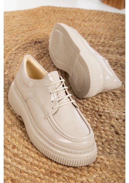 Cuesta Kadın Bej Rugan Günlük Ortopedik Taban Oxford Ayakkabı fiyatları