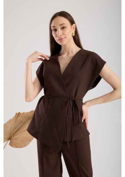 Yelek Pantolon Alt Üst Kadın Takım modelleri