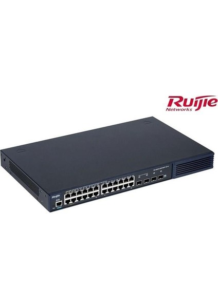 Ruıjıe 24PORT RG-S2910-24GT4XS-UP-H(V3) Gıgabıt 4-Sfp+ 10GBE 370W Yönetilebilir Poe Swıtch