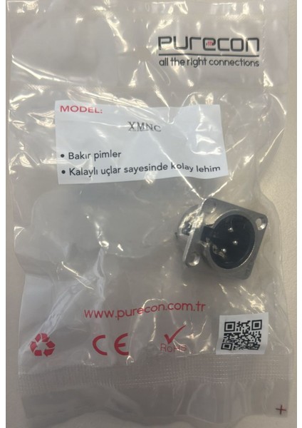 Xmnc Xlr Dişi Şase Tipi 20 Adet