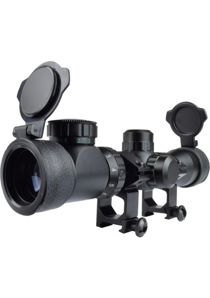 2-6X28 Sp Zoomlu Dürbün Hedef Çizgili Çıft Işıklı
