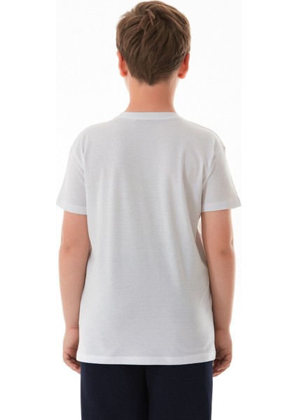 Dear Future Yazı Baskılı Erkek Çocuk Tişört modelleri