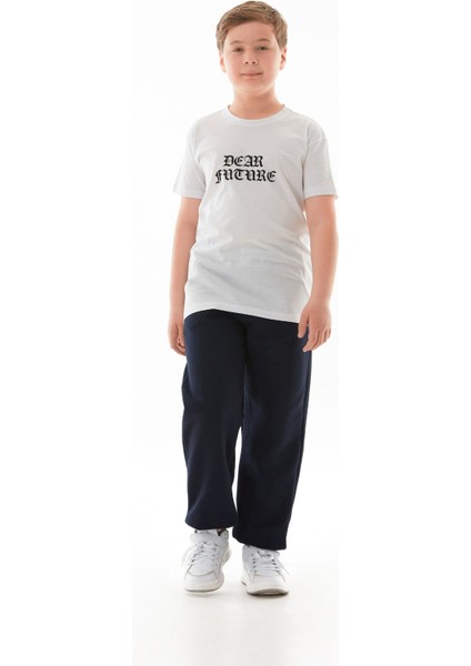Dear Future Yazı Baskılı Erkek Çocuk Tişört fırsatları