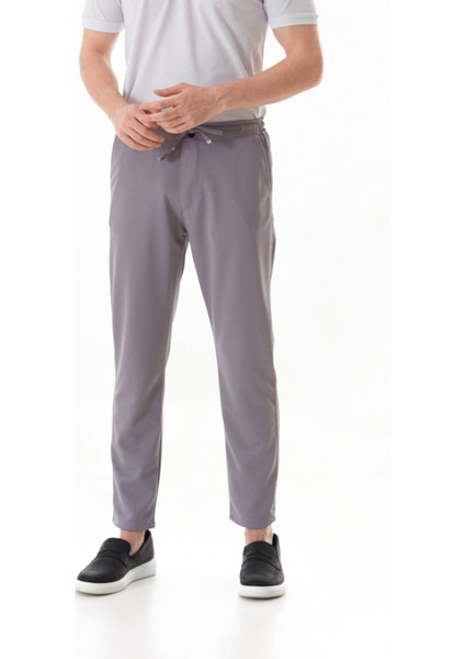 Beli Bağlamalı Düğmeli Jogger Pantolon