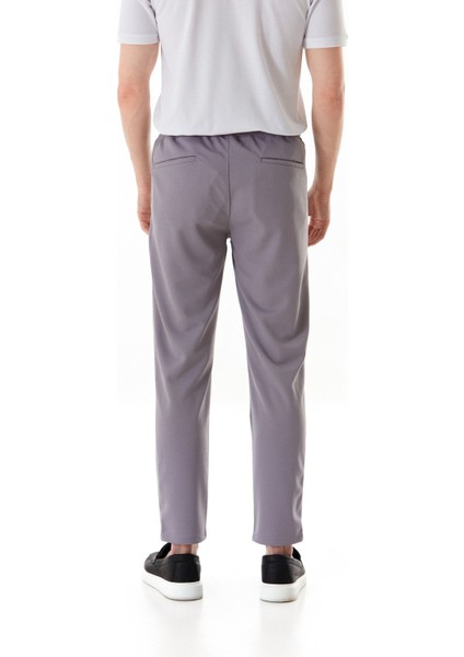Beli Bağlamalı Düğmeli Jogger Pantolon