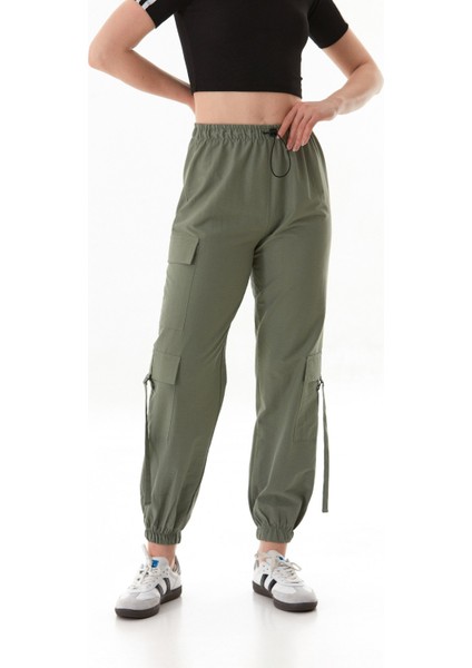 Beli Lastikli Paraşüt Kumaş Jogger Pantolon