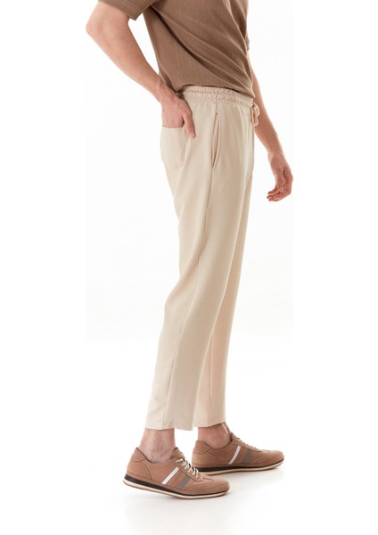 Waffle Kumaş Beli Lastikli Pantolon fırsatları