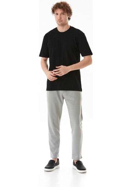 Şeritli Bisiklet Yaka Tişört modelleri