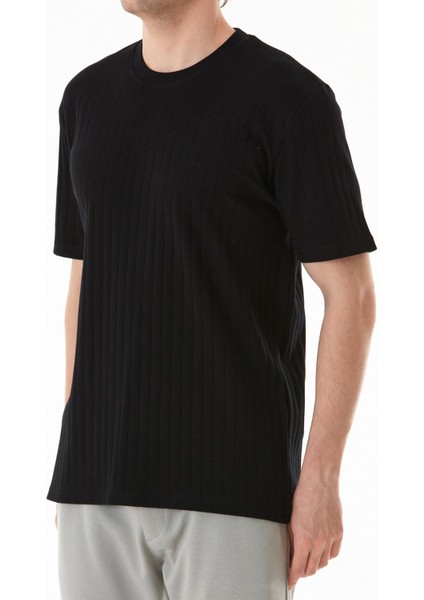 Şeritli Bisiklet Yaka Tişört indirimleri