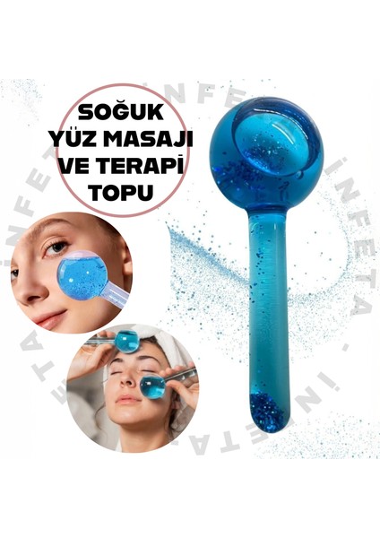 Ice Globes Buz Küresi Soğuk Masaj ve Terapi Topu Cilt Pürüzsüzleştirici Yanak-Boyun Gerginleştirici