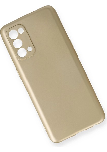 Reno 5 Kılıf First Silikon - Gold Ferrg modelleri