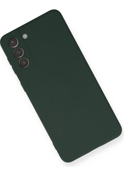 Samsung Galaxy S21 Plus Kılıf Nano Içi Kadife Silikon - Koyu Yeşil Ferrg modelleri