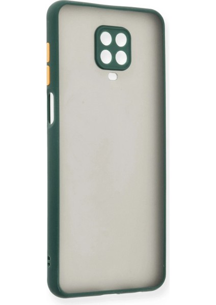 Xiaomi Redmi Note 9 Pro Kılıf Montreal Silikon Kapak - Yeşil Ferrg