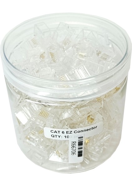 PG-J02, RJ45, Yeni Nesil Utp Jac, Cat6, (100LÜ Kutu)