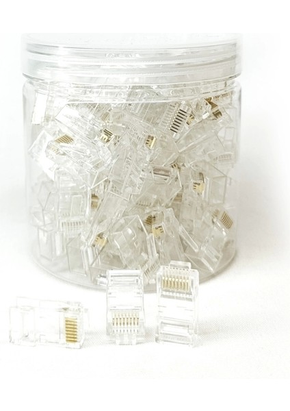 PG-J02, RJ45, Yeni Nesil Utp Jac, Cat6, (100LÜ Kutu)