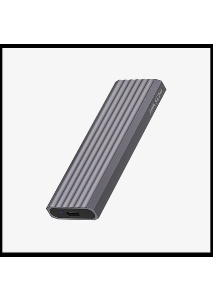 Hıksemı Hs-Hub-Mdc1, Usb3.2 ve Type-C, M.2 Nvme Disk Kutusu. (RTL9210, 10GBPS, Gümüş, Win, Mac-Os, Linux, Android, Alüminyum)
