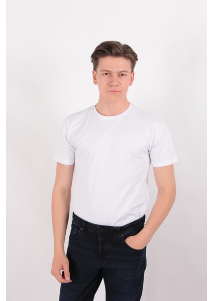 FP24B2070 Bis Yaka Lyc Compact Pike Erkek T-Shirt