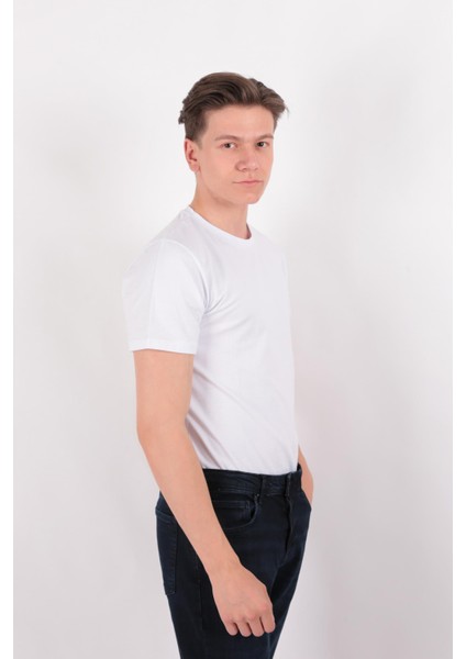 FP24B2070 Bis Yaka Lyc Compact Pike Erkek T-Shirt