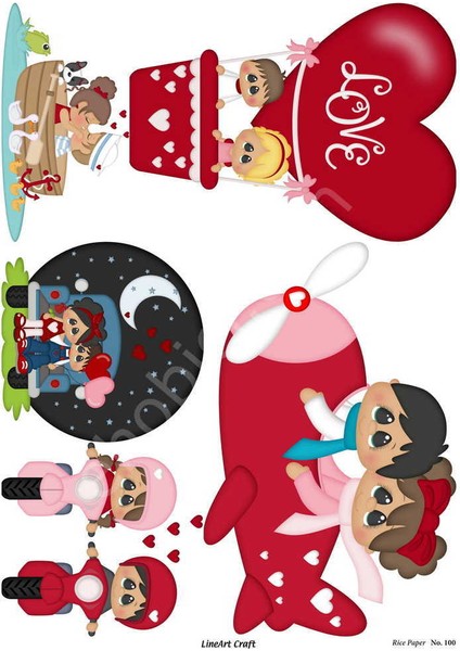 Model 100 - Pirinç Dekopaj Lineart Craft