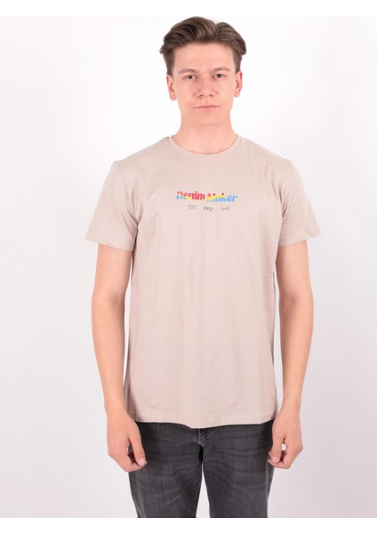 FP24B2046 Bis Yaka Erkek T-Shirt
