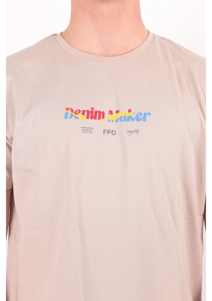 FP24B2046 Bis Yaka Erkek T-Shirt indirimleri