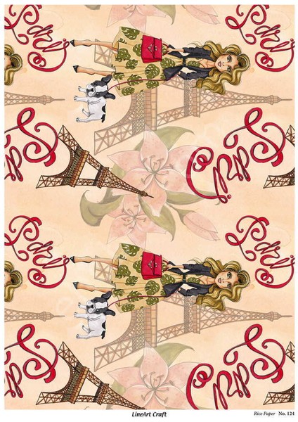 Model 124 - Pirinç Dekopaj Lineart Craft