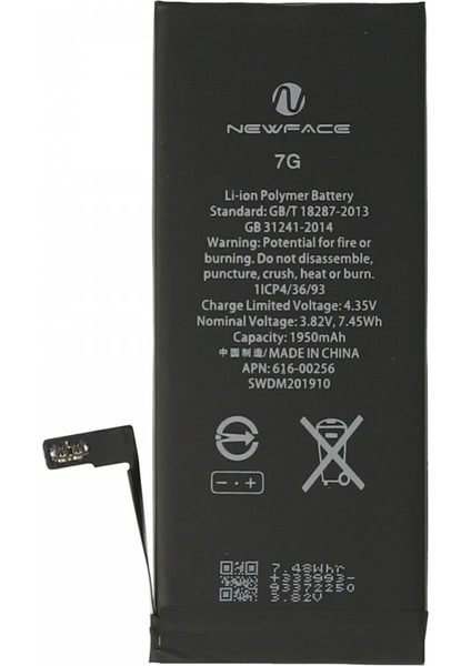 Iphone 7 Uyumlu Batarya (1960MAH) Ferrg