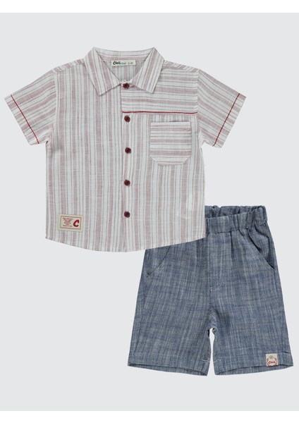 Erkek Çocuk Takım 2-5 Yaş Bordo