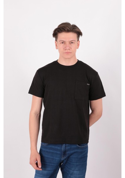 FP24B2042 Cepli Bis Yaka Erkek T-Shirt