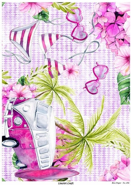 MODEL-456 - Pirinç Dekopaj Lineart Craft